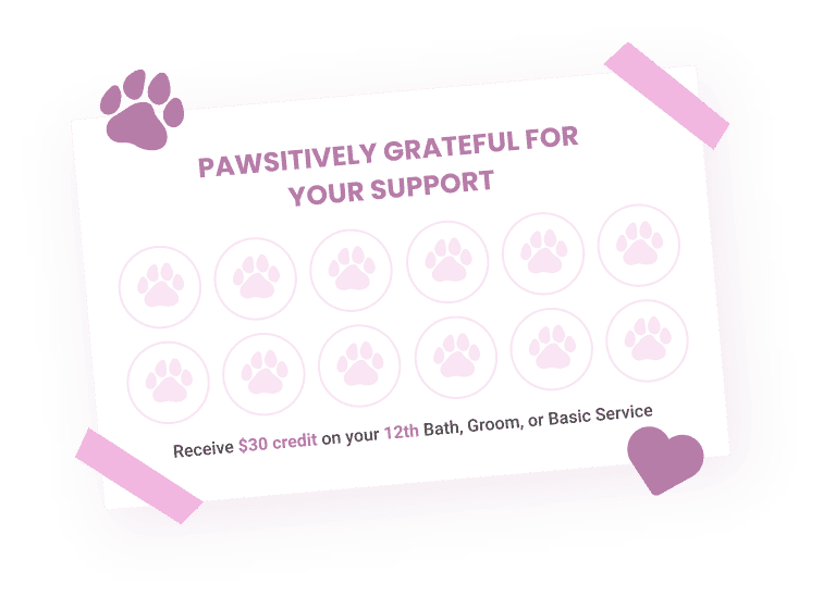 Pawsitively Grateful Loyalty Card